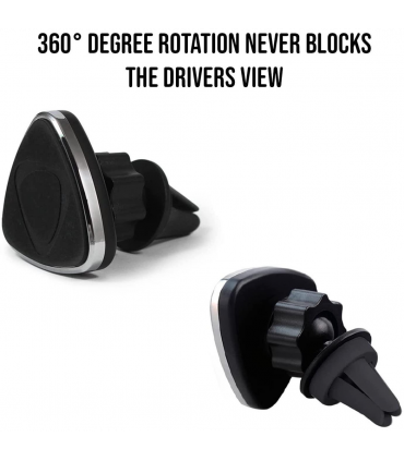 Aquarius Universal Magnetic Phone Car Mount, Silver