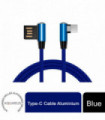 Aquarius Universal Type-C Cable Aluminium, Blue