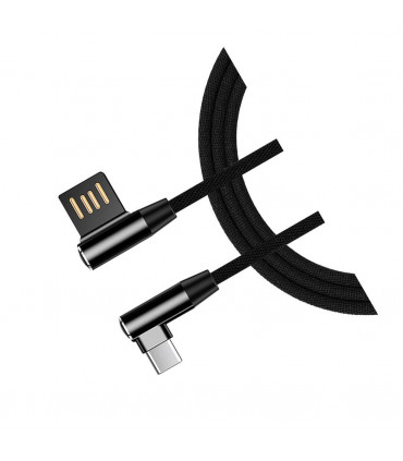 Aquarius Universal  Type-C Cable Aluminium, Black