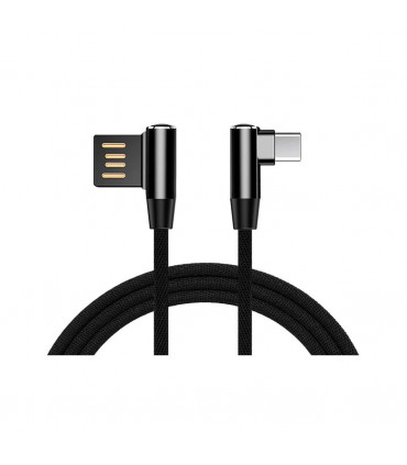 Aquarius Universal  Type-C Cable Aluminium, Black