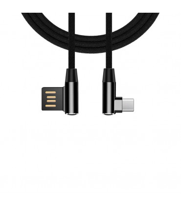 Aquarius Universal  Type-C Cable Aluminium, Black