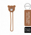Aquarius, Cartoon Cord Cable Organiser, Panda, Coffee