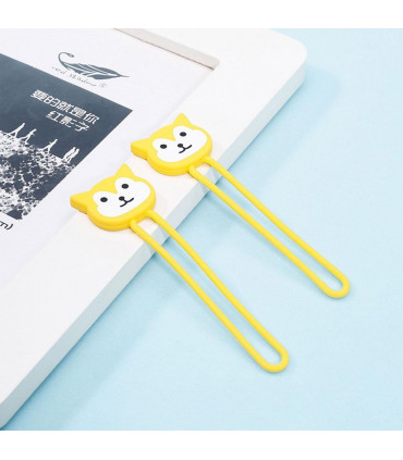 Aquarius Cartoon Cord Cable Organiser, Monkey, Yellow