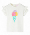 Kids' T-shirt Ecru 140