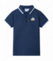 Kids' Polo Shirt Dark Blue 104