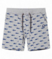 Kids' Shorts with Drawstring Light Grey Melange 92