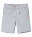 Kids' Shorts with Drawstring Grey 116
