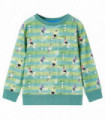 Kids' Sweatshirt Light Green Melange 140