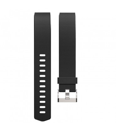 Aquarius Classic Plastic Replacement Strap Band Fitbit Charge 2 Black Large