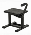DURHAND Steel Motorbike Jack Lift Rubber Platform Crank Lift Manual Repair Table