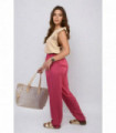 Drawstring High Waist Trouser with Side Pockets