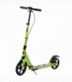 HOMCOM Teens Adult Kick Scooter Fold Adjust 14+ w/ Dual Brake System Green