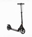 HOMCOM Teens Adult Kick Scooter Fold Adjust 14+ w/ Rear Dual Brake System Black