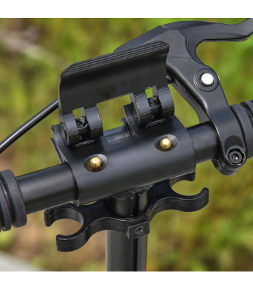 HOMCOM Adult Teens Kick Scooter Fold Adjust 14+ w/ Rear Wheel&Hand Brake Black