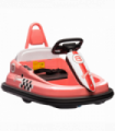 HOMCOM 6V Kids Bumper Car, 360-Degree Rotation Waltzer Car w/ 2 Speeds - Pink
