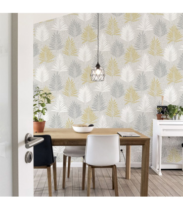 Linen Palm Ochre/Grey sw12