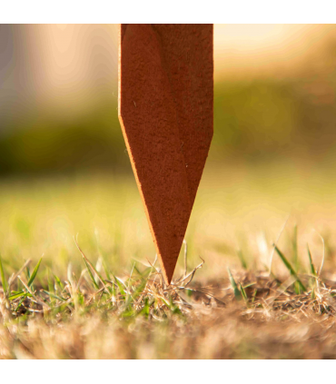 Wooden Border Fences Brown 60cm x 1cm x 34cm 12 Pack Garden Fixed Picket Fence