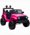 12V Kids Electric Ride On Car Truck Off-road Toy W/ Remote Control Pink HOMCOM