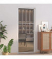 vidaXL Interior Door 83x201.5 cm White ESG Glass and Aluminium