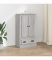 vidaXL Highboard Grey Sonoma 60x35.5x103.5 cm Engineered Wood