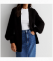 Crop Balloon Pocket Cardigan