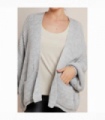 Crop Balloon Pocket Cardigan