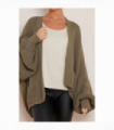 Crop Balloon Pocket Cardigan