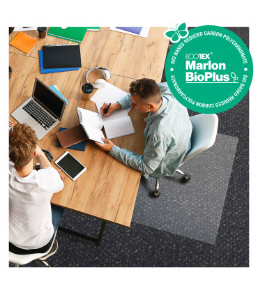 Ecotex® BioPlus Carbon Neutral Polycarbonate Chair Mat for Carpet - 116 x 150cm