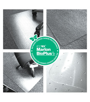 Ecotex® BioPlus Carbon Neutral Polycarbonate Chair Mat for Carpet - 116 x 150cm