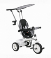 HOMCOM 6 in 1 Kids Tricycle w/ Removable Handle for 1.5+ year, White
