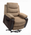 HOMCOM Power Lift Riser and Recliner Chair with Remote Control, Brown