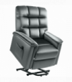 HOMCOM Power Lift Recliner Chair for Elderly w/ Remote Control, Dark Grey