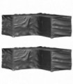 vidaXL L-Shaped Garden Furniture Covers 2 pcs 16 Eyelets 215x215x70 cm
