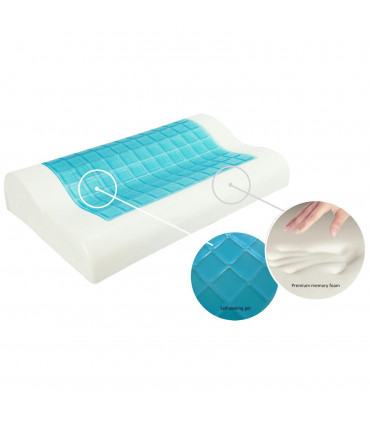 Memory Foam Cooling Gel Pillow Standard Size AS-61492 AS-27481