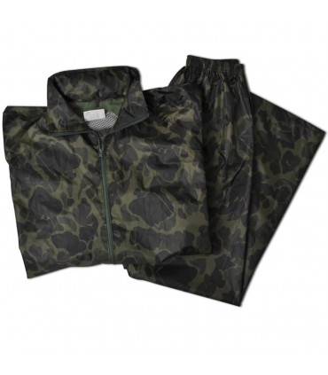 Men's Camo Print 2-Piece Rain Suit with Hood XXL