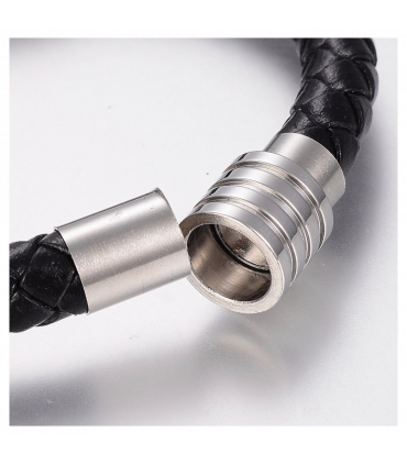 Mens Nautical Leather Bracelet