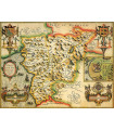 Merionethshire Historical Map 1000 Piece Jigsaw Puzzle (1610)