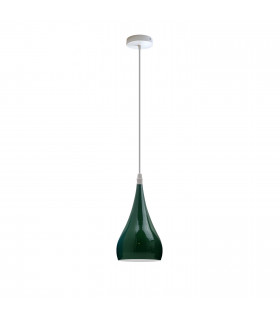 Ceiling lamp shade Metal Green Teardrop Pendant Light Modern Industrial Hanging