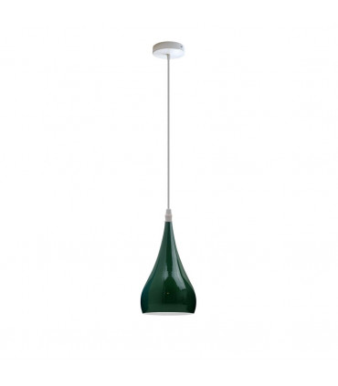 Ceiling lamp shade Metal Green Teardrop Pendant Light Modern Industrial Hanging
