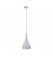 Ceiling Lamp Shade Metal E27 White Teardrop Pendant Light Modern Industrial