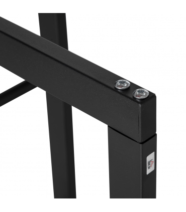 Metal Rust-Resistant Firewood Log Rack Black