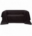 Micro-suede Couch Slipcover Brown 270 x 350 cm