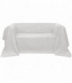 Micro-suede Couch Slipcover Cream 270 x 350 cm