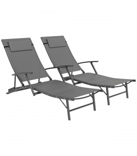 Adjustable Outdoor Recliner Chair - Durable & Comfortable Folding Lounger