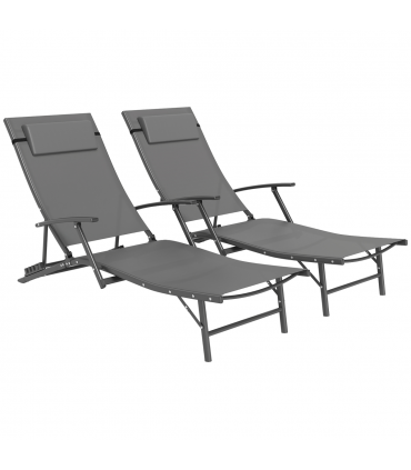 Adjustable Outdoor Recliner Chair - Durable & Comfortable Folding Lounger