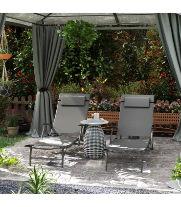 Adjustable Outdoor Recliner Chair - Durable & Comfortable Folding Lounger