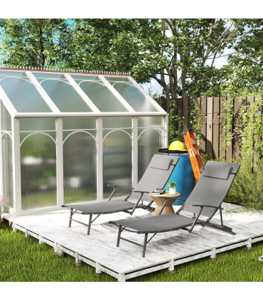 Adjustable Outdoor Recliner Chair - Durable & Comfortable Folding Lounger