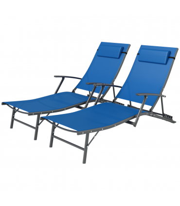 Adjustable Outdoor Recliner Chair - Durable & Comfortable Folding Lounger
