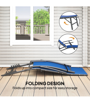 Adjustable Outdoor Recliner Chair - Durable & Comfortable Folding Lounger