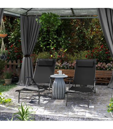 Adjustable Outdoor Recliner Chair - Durable & Comfortable Folding Lounger